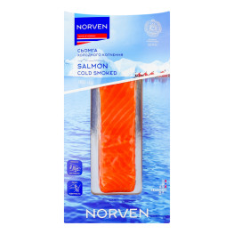 Сьомга філе-шматок Norven х/к з/ш 1с в/у 180г