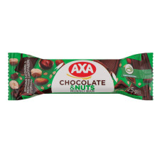 Батончик зерновий Chocolate&nuts Axa м/у 25г
