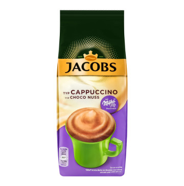 Напій кавовий розчинний зі смаком лісового горіха та какао Jacobs Cappuccino м/у 500г