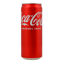 Напій безалкогольний сильногазований на ароматизаторах Coca-Cola з/б 330мл