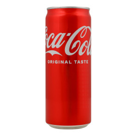 Напій безалкогольний сильногазований на ароматизаторах Coca-Cola з/б 330мл