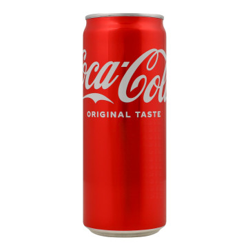 Напій безалкогольний сильногазований на ароматизаторах Coca-Cola з/б 330мл
