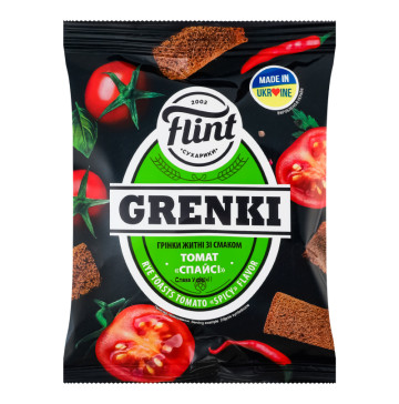 Грінки житні Томат спайсі Grenki Flint м/у 100г