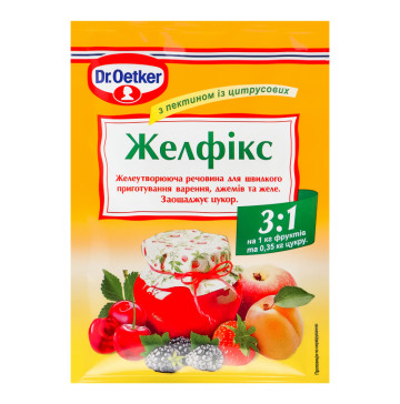 Желфікс з пектином із цитрусових 3:1 Dr.Oetker м/у 25г