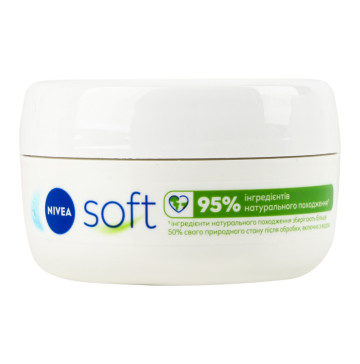 Крем для обличчя рук та тіла інтенсивний зволожуючий Soft Nivea 100мл