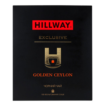 Чай чорний байховий Golden Ceylon Exclusive Hillway к/у 100х2г