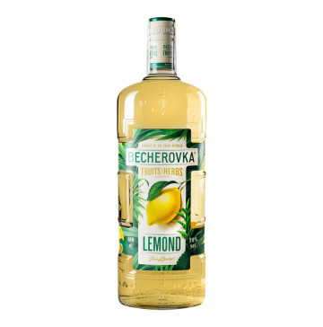 Настоянка 1л 20% лікерна на травах Lemond Becherovka пл