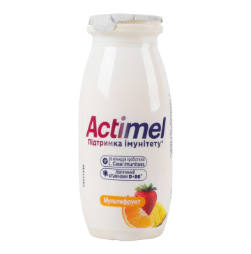 Продукт кисломолочний 1.4% Мультифрукт Actimel п/пл 100г