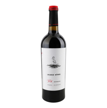 Вино 0.75л 11.5% червоне напівсолодке ординарне столове Red Leleka Wines пл