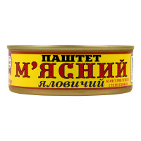 Паштет м'ясний яловичий Онисс з/б 240г