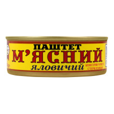 Паштет м'ясний яловичий Онисс з/б 240г