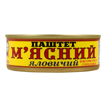Паштет м'ясний яловичий Онисс з/б 240г