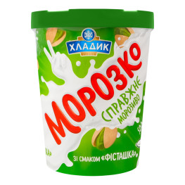 Морозиво 12% Фісташка Морозко Хладик відро 500г
