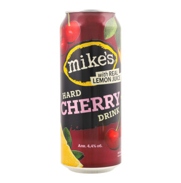 Пиво спеціальне 0.5л 4.4% пастеризоване Cherry Hard Drink Mike's з/б