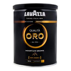 Кава натуральна смажена мелена Mountain Grown Lavazza Qualita Oro з/б 250г