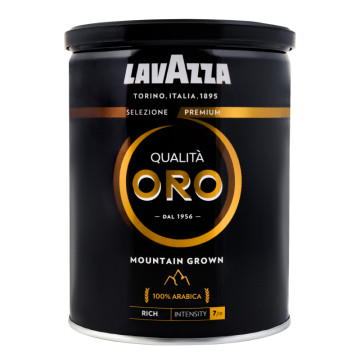 Кава натуральна смажена мелена Mountain Grown Lavazza Qualita Oro з/б 250г