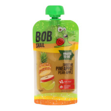 Пюре фруктове Pineapple-pear-apple Smoothie Bob Snail д/п 120г