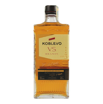 Бренді 3 зірки VS Koblevo 40% с/пл 350мл