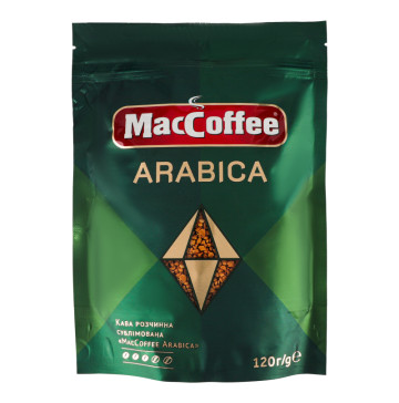 Кава натуральна розчинна сублімована Arabica MacCoffee д/п 120г