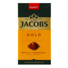 Кава натуральна смажена мелена Gold Jacobs м/у 250г