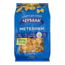Вироби макаронні Метелики Чумак м/у 400г