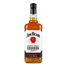 Бурбон 1л 40% White Jim Beam пл