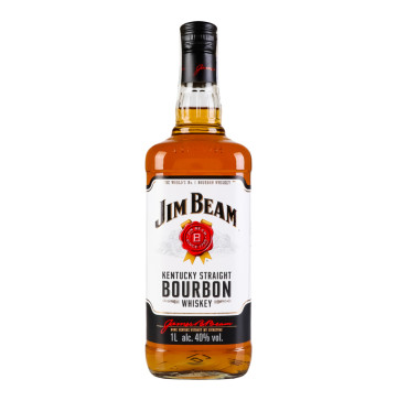 Бурбон 1л 40% White Jim Beam пл