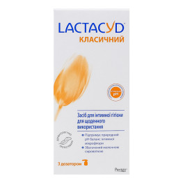 Засіб для інтимної гігієни для щоденного використання Класичний Lactacyd 200мл