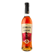 Коньяк 0.5л 40% ординарний 5 зірок Georgian Legend пл Коньяк 0.5л 40% ординарний 5 зірок Georgian Legend пл