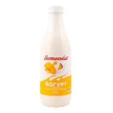 Йогурт 1.5% питний з манго та соком маракуйї Яготинський п/пл 750г