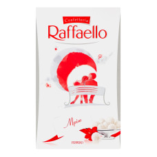 Цукерки у кокосовій стружці з цілим мигдальним горіхом Raffaello к/у 80г