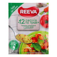 Приправа універсальна 12 овочів та трав Reeva м/у 60г