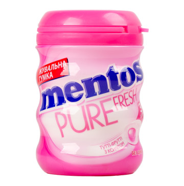 Гумка жувальна Тутті-фрутті Pure fresh Mentos п/б 56г