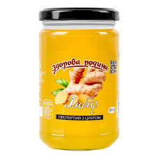 Імбир протертий з цукром Здорова родина с/б 350г Імбир протертий з цукром Здорова родина с/б 350г