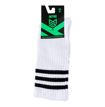 Шкарпетки MovementStandard Active №MS M0350S 00 38-41 білий-чорний