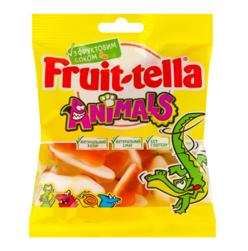 Мармелад жувальний Animals Fruit-tella м/у 90г