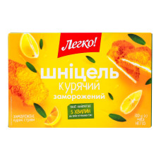 Шніцель курячий заморожений Легко! к/у 310г Шніцель курячий заморожений Легко! к/у 310г