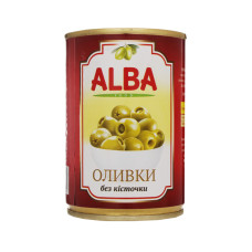 Оливки без кісточки Alba Food ж/б 300мл