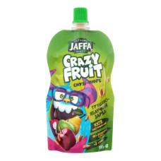 Смузі-пюре зі злаками Грушево-яблучний заряд Crazy Fruit Jaffa д/п 100г