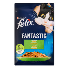 Корм консервований для котів з кроликом в желе Fantastic Felix purina м/у 85г