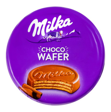 Вафлі з начинкою з какао вкриті молочним шоколадом Choco wafer Milka м/у 30г