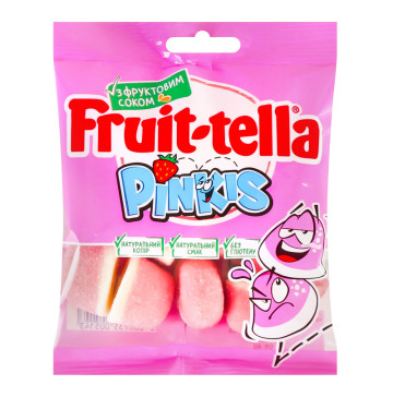 Мармелад жувальний Pinkis Fruit-tella м/у 90г