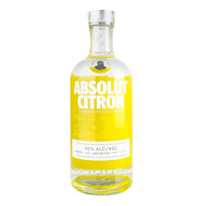 Горілка 700мл 40% ароматизована зі смаком лимона Citron Absolut пл