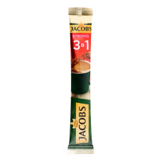 Напій кавовий розчинний Jacobs 3в1 Strong м/у 12.9г