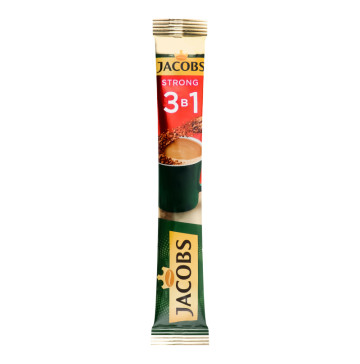 Напій кавовий розчинний Jacobs 3в1 Strong м/у 12.9г