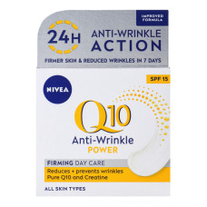 Крем денний зміцнюючий SPF15 Anti-Wrinkle Q10 Power Nivea 50мл