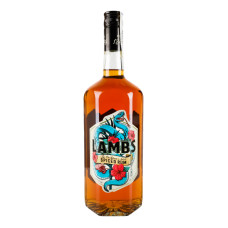 Напиток алкогольный 1л 30% крепкий на основе рома Spiced Lamb's бут
