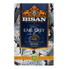 Чай чорний крупнолистовий Earl Grey Bisan к/у 100г