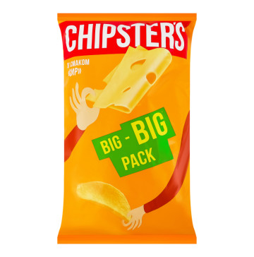 Чипси картопляні Сир Chipster's м/у 180г