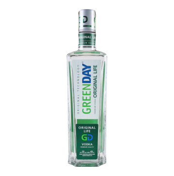 Горілка 0.5л 40% Organic Life Green Day пл